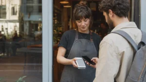 Redaktionelles Motiv zu digitale trinkgelder mit Fokus auf zahlung, plattform und steuerdokumentation