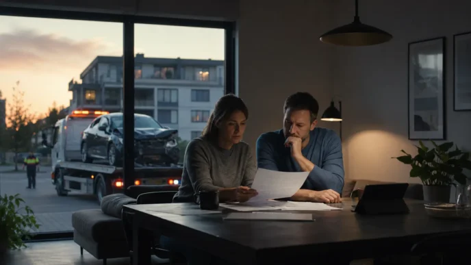 Redaktionelles Motiv zu gap-deckung bei leasing mit Fokus auf restforderung nach totalschaden