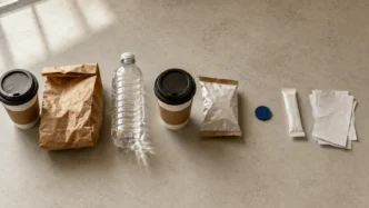 Kaffee, Snack und weitere kleine Alltagskäufe in zeitlicher Reihenfolge