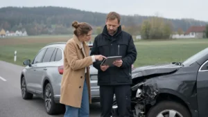 Redaktionelles Motiv zu auslandsschadenschutz für das auto mit Fokus auf regulierung nach deutschem standard