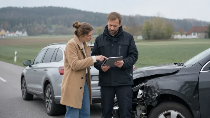 Redaktionelles Motiv zu auslandsschadenschutz für das auto mit Fokus auf regulierung nach deutschem standard