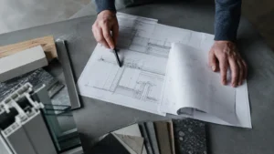 Redaktionelles Motiv zu baubeschreibung lesen mit Fokus auf qualität steckt im detail