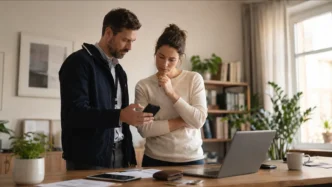 Redaktionelles Motiv zu bonitätsprüfung beim mobilfunkvertrag mit Fokus auf was anbieter abfragen