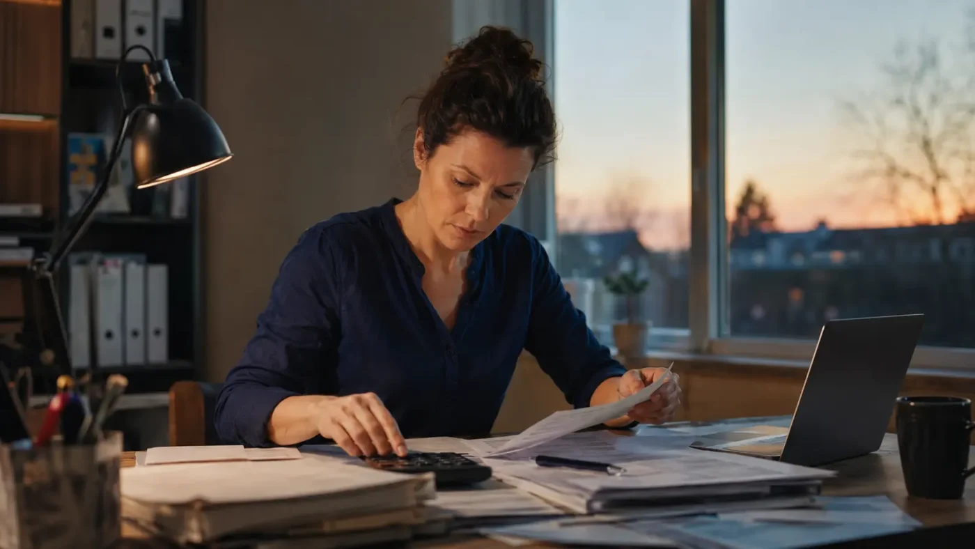 Redaktionelles Motiv zu finanzierungsanfrage für selbstständige vorbereiten mit Fokus auf zahlen und unterlagen