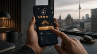 Redaktionelles Motiv zu gamification beim investieren mit Fokus auf wenn design zu häufigem handel verleitet