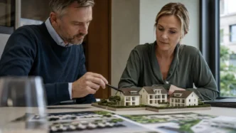 Redaktionelles Motiv zu immobilienbewertung mit vergleichswert mit Fokus auf daten und grenzen