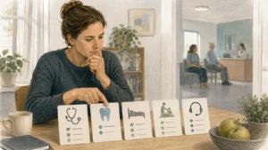 Redaktionelles Motiv zu krankenkassen-zusatzbeitrag vergleichen mit Fokus auf leistung und service mitprüfen