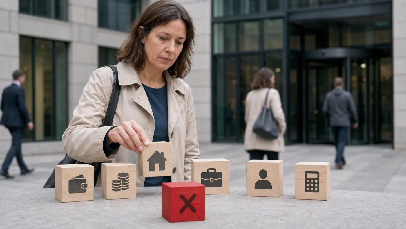 Redaktionelles Motiv zu kreditablehnung verstehen mit Fokus auf mögliche gründe systematisch prüfen