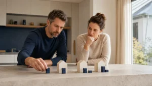 Redaktionelles Motiv zu kreditrate nach zinsbindung mit Fokus auf anschlussrisiko mit szenarien testen