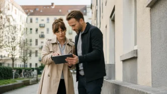 Redaktionelles Motiv zu mikrolage einer immobilie analysieren mit Fokus auf alltag vor zukunftsversprechen