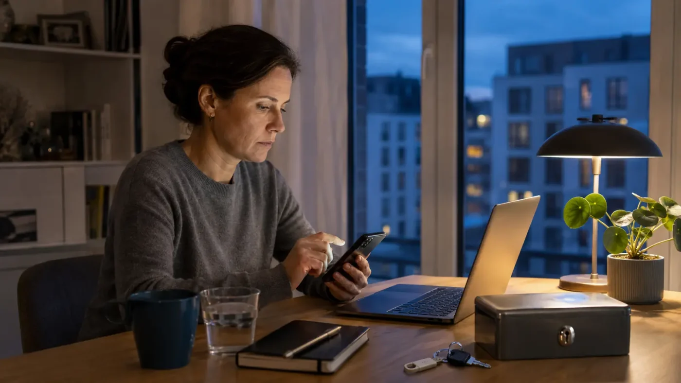 Redaktionelles Motiv zu multibanking-app sicher einrichten mit Fokus auf leserechte und zahlungszugriff