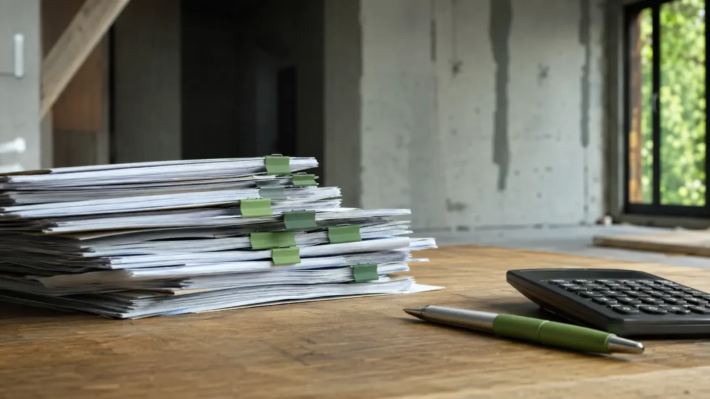 Redaktionelles Motiv zu nachträge am bau begrenzen mit Fokus auf änderungen schriftlich kalkulieren