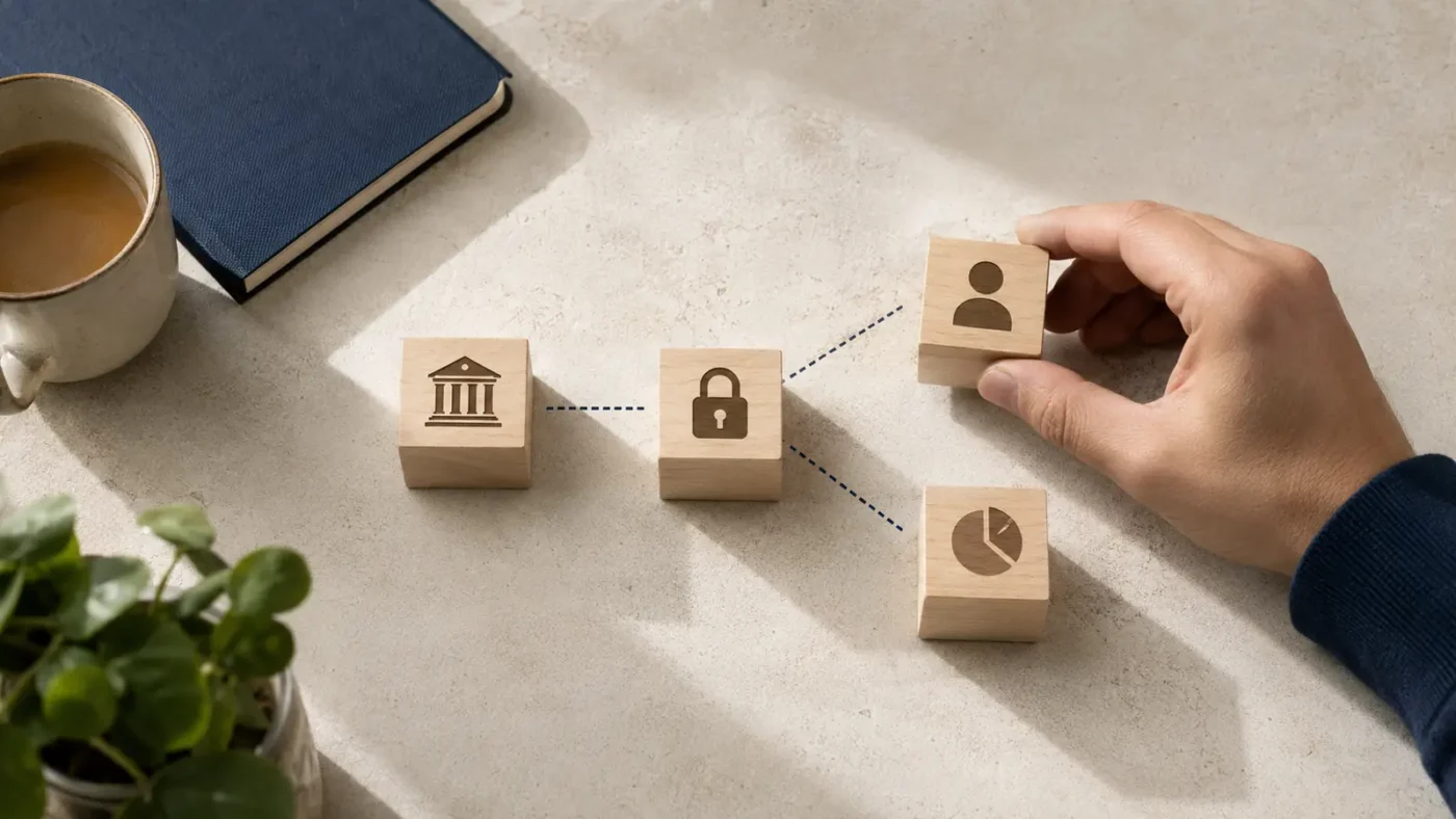 Redaktionelles Motiv zu open banking verstehen mit Fokus auf kontozugriff über regulierte drittanbieter