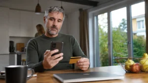 Redaktionelles Motiv zu phishing mit banking-push mit Fokus auf freigabetext statt anrufer glauben