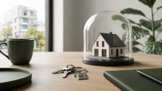 Redaktionelles Motiv zu reservierungsvereinbarung beim immobilienkauf mit Fokus auf nutzen und risiken