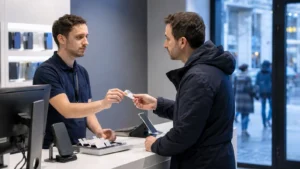 Redaktionelles Motiv zu sim-swapping erkennen mit Fokus auf mobilfunkkonto und bankzugang schützen