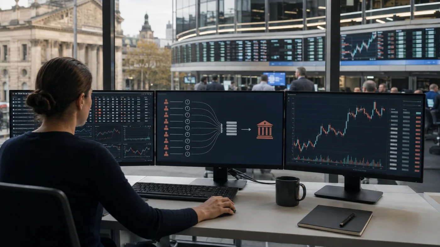 Redaktionelles Motiv zu sparplanausführung beim neobroker mit Fokus auf kurszeitpunkt und handelsplatz