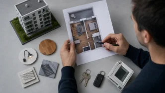 Redaktionelles Motiv zu teilungserklärung vor wohnungskauf mit Fokus auf sonder- und gemeinschaftseigentum
